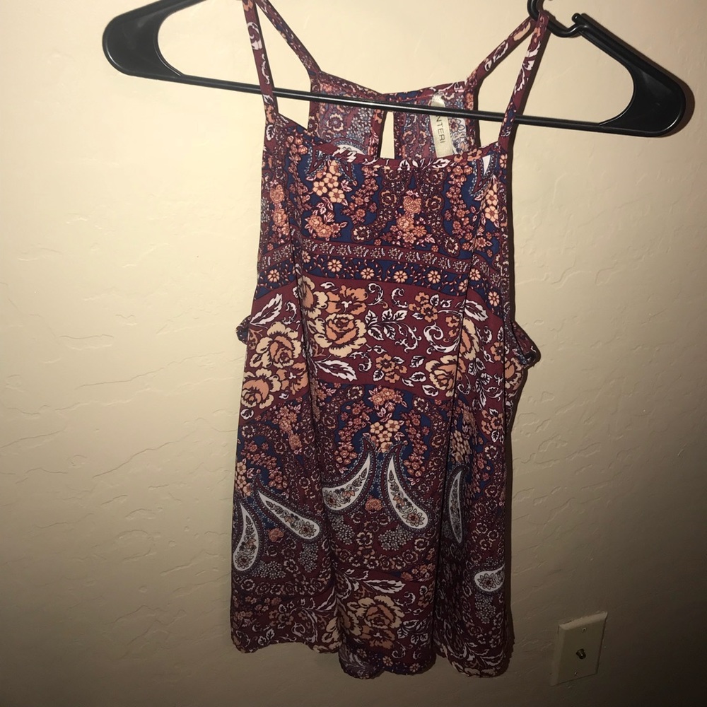 Paisley print tank top